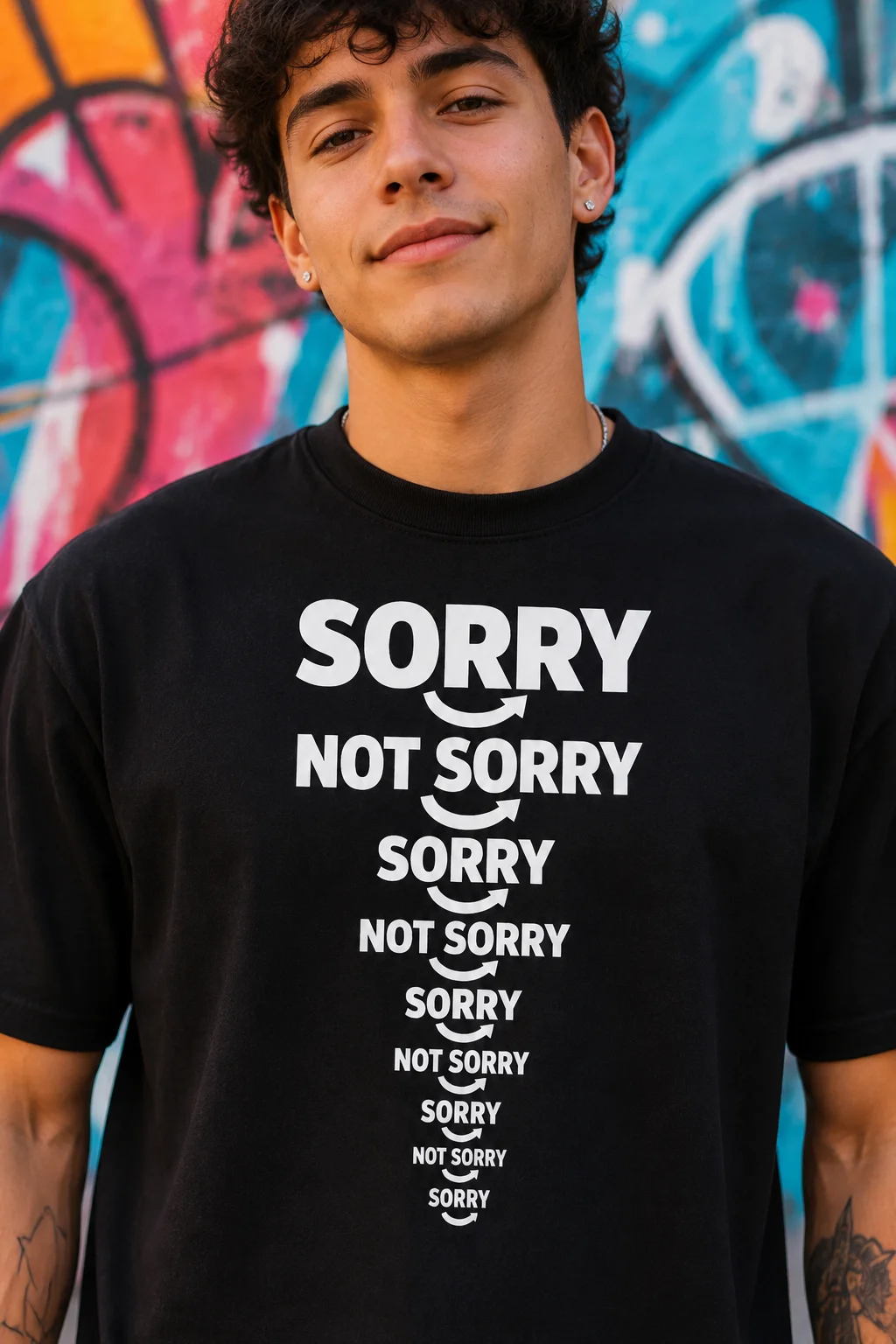 SORRY ↺ NOT SORRY design
